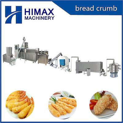 Procesamiento de migas de pan industriales
