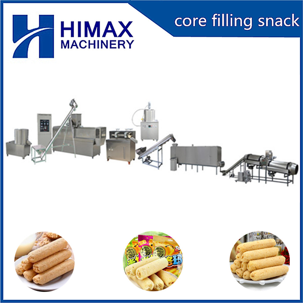 Core filling machine corn filling snack food equipment China Factory ...