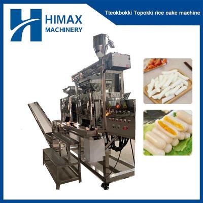 Línea de producción de máquina de torta de arroz Tteokbokki Topokki