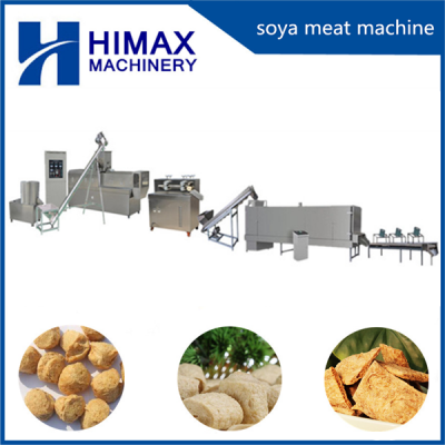 in-flow extruder of soybean texturate
