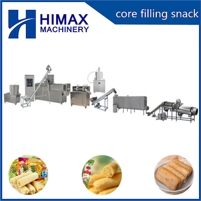 máquina de snacks de llenado de núcleo para la venta