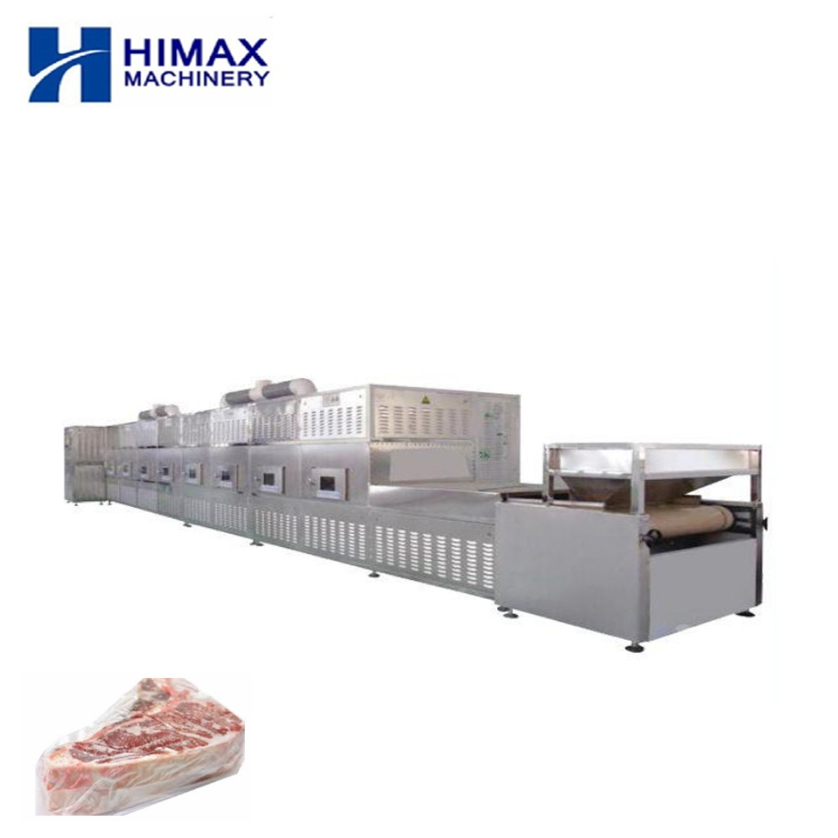 Industrial microwave defrosting processing machine thawing machine for ...