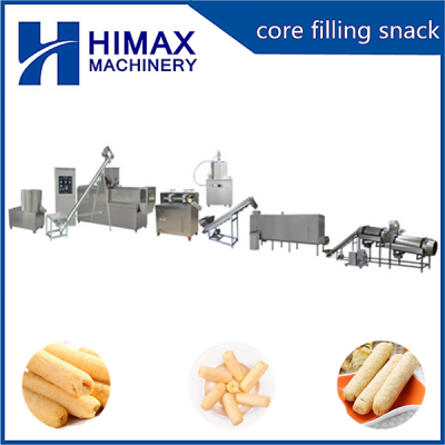 máquina de snacks de llenado de núcleo para la venta