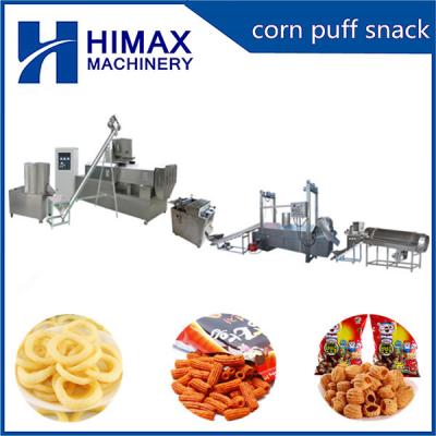 Línea de producción de snacks fritos 3d